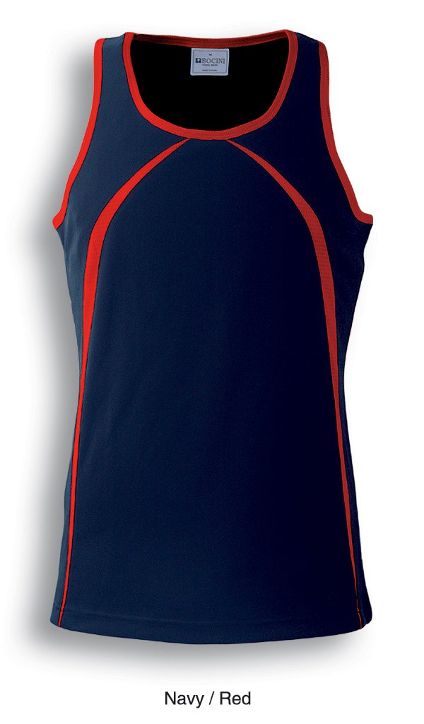 singlet/navy red breezeway singlet